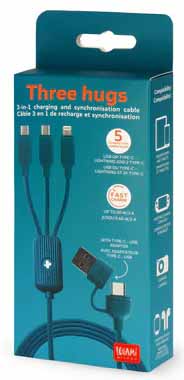 USB kabl MULTICABLE - THREE HUGS - CACTUS 