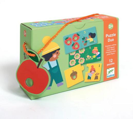 Puzzle za decu FIRST FIGURES 12 kom 