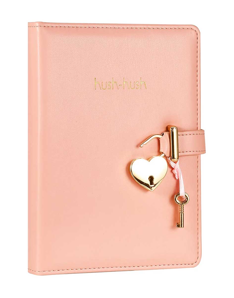 Dnevnik na linije HUSH-HUSH 13x18cm Pink 