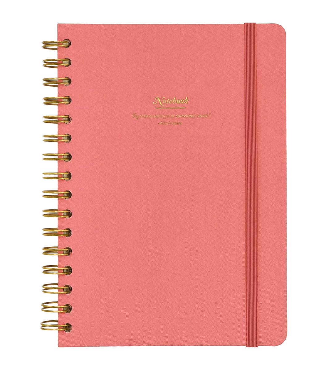 Notes na tačkice A5 FABRIC tvrde korice - Peachy 