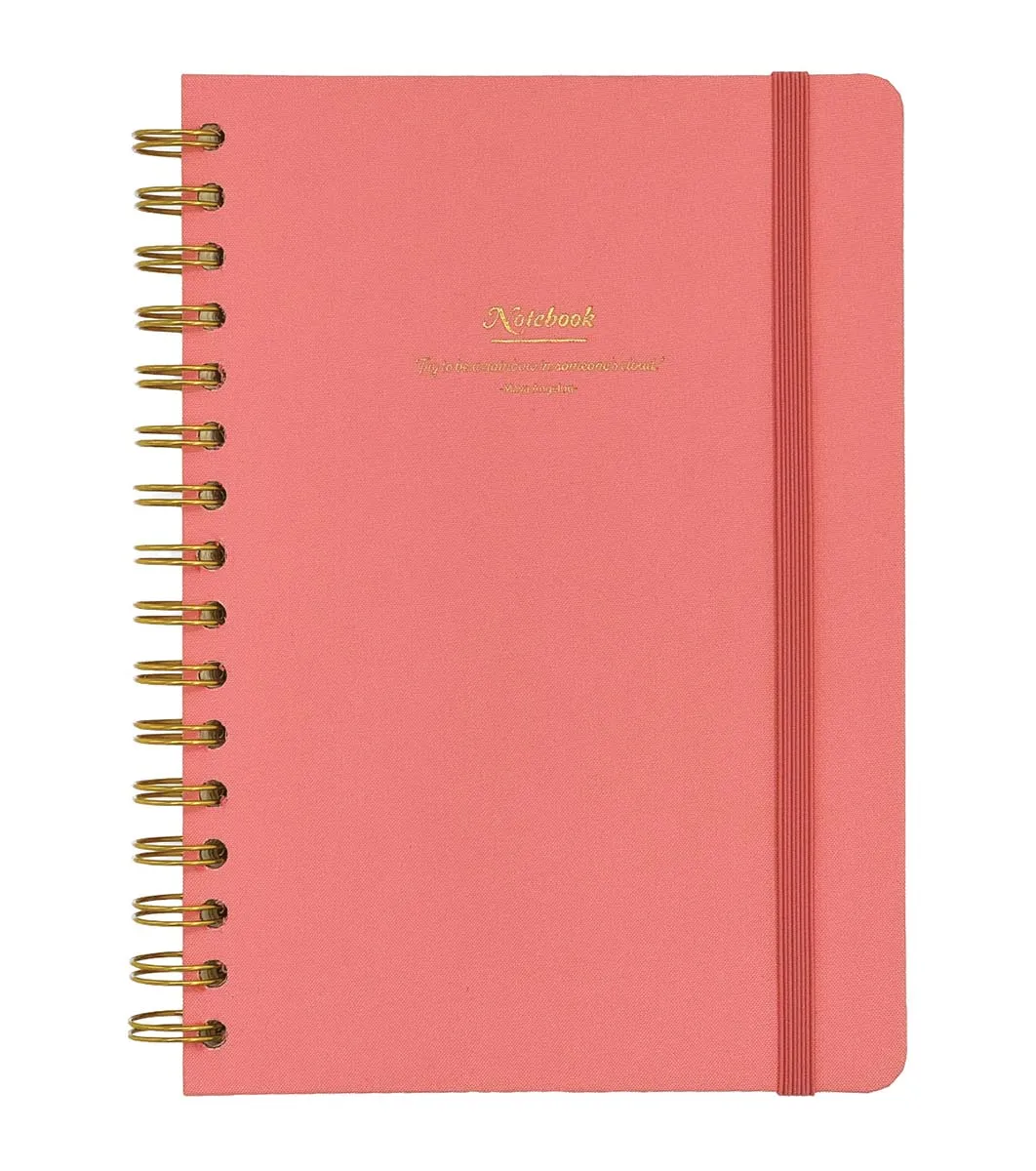 Notes na tačkice A5 FABRIC tvrde korice - Peachy 