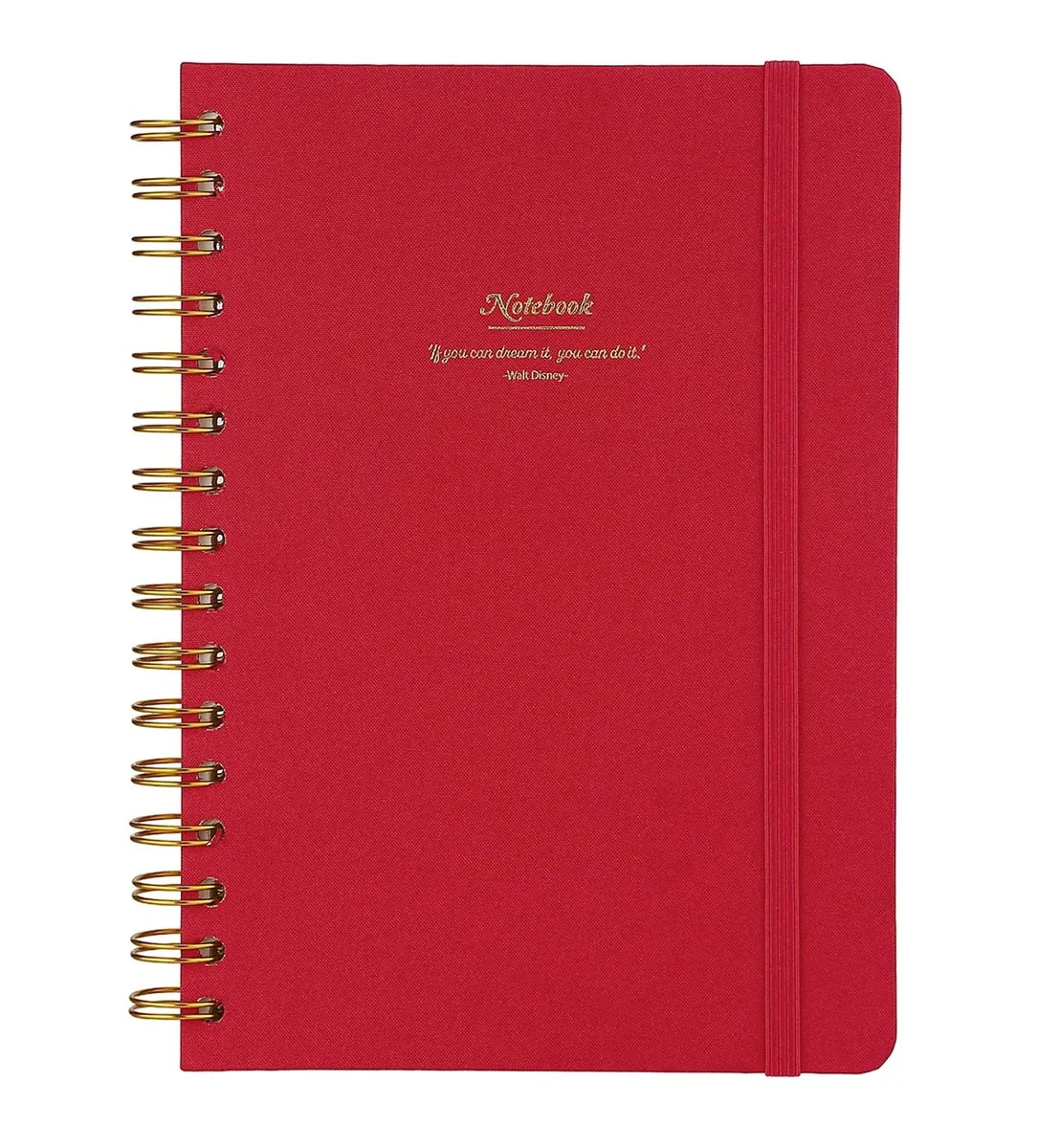 Notes na tačkice A5 FABRIC tvrde korice - Red 