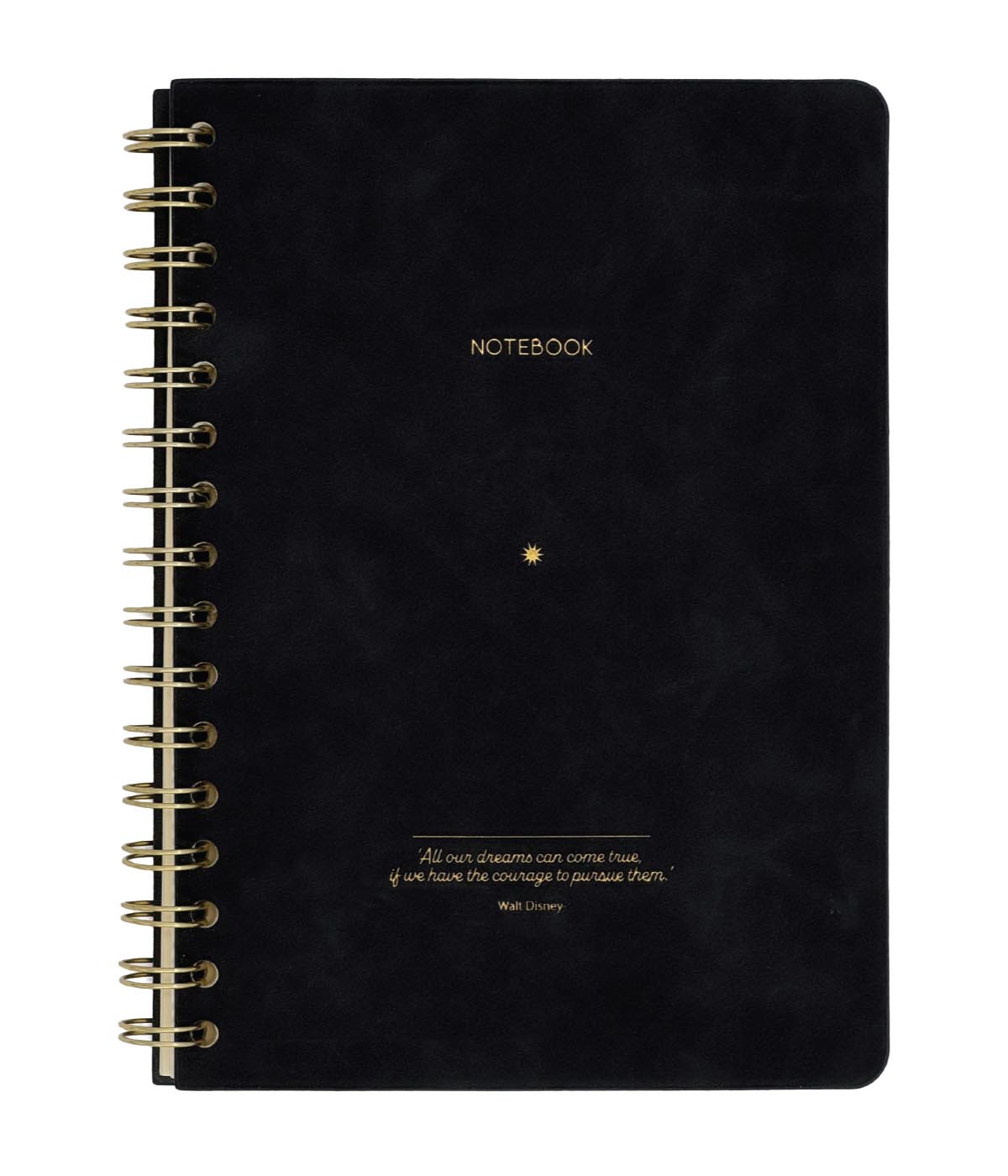 Notes na tačkice A5 IVORY meke korice - Black 