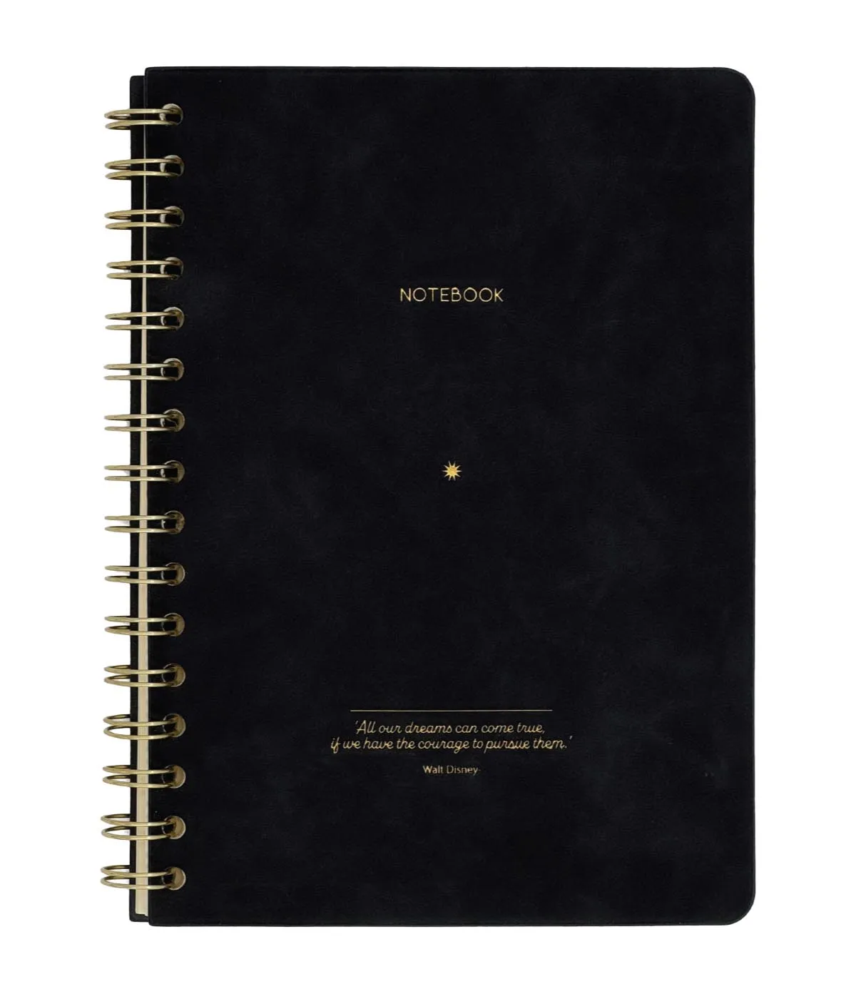 Notes na tačkice A5 IVORY meke korice - Black 