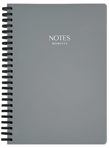 Notes na linije MOMENTS - SIVI 18X25cm 