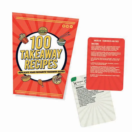 Kartice sa receptima 100 TAKEAWAY RECIPE 
