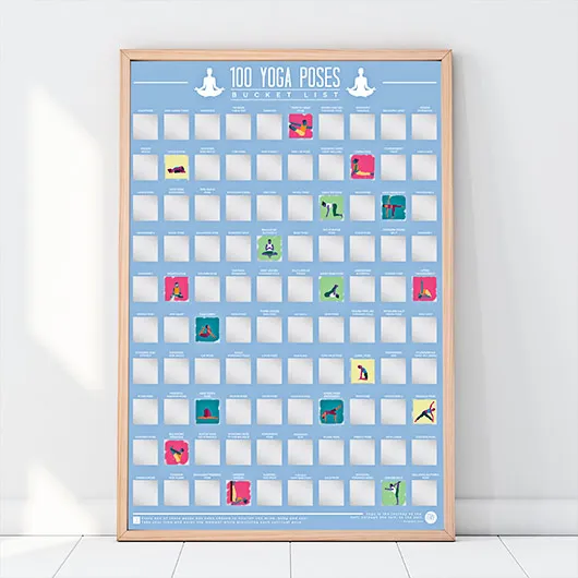 Greb-greb poster 100 YOGA POSES 