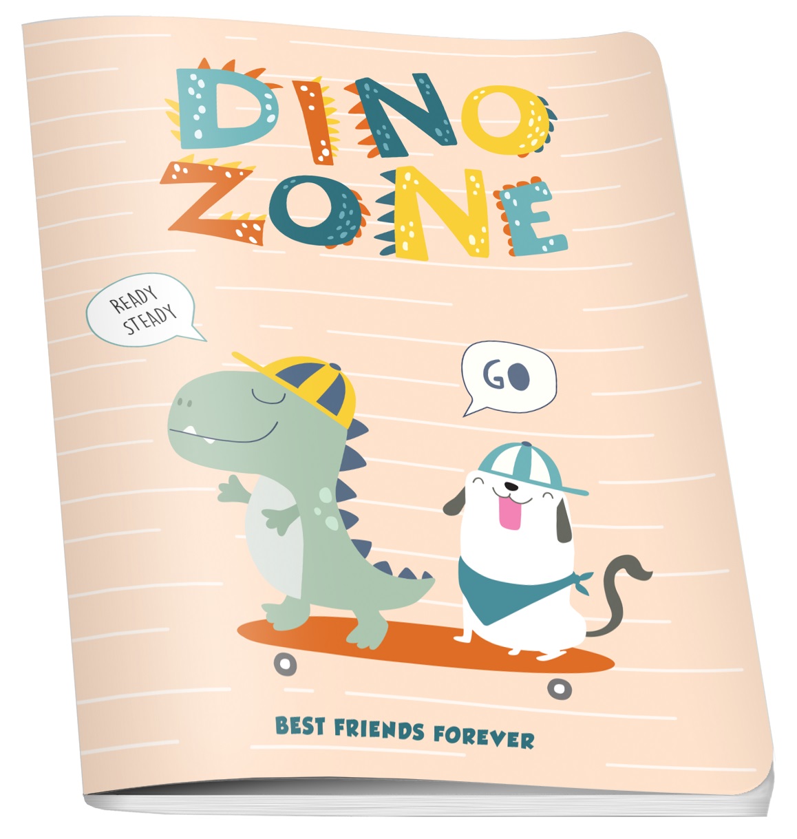 Sveska A5 DINO ZONE, 60 čistih listova 