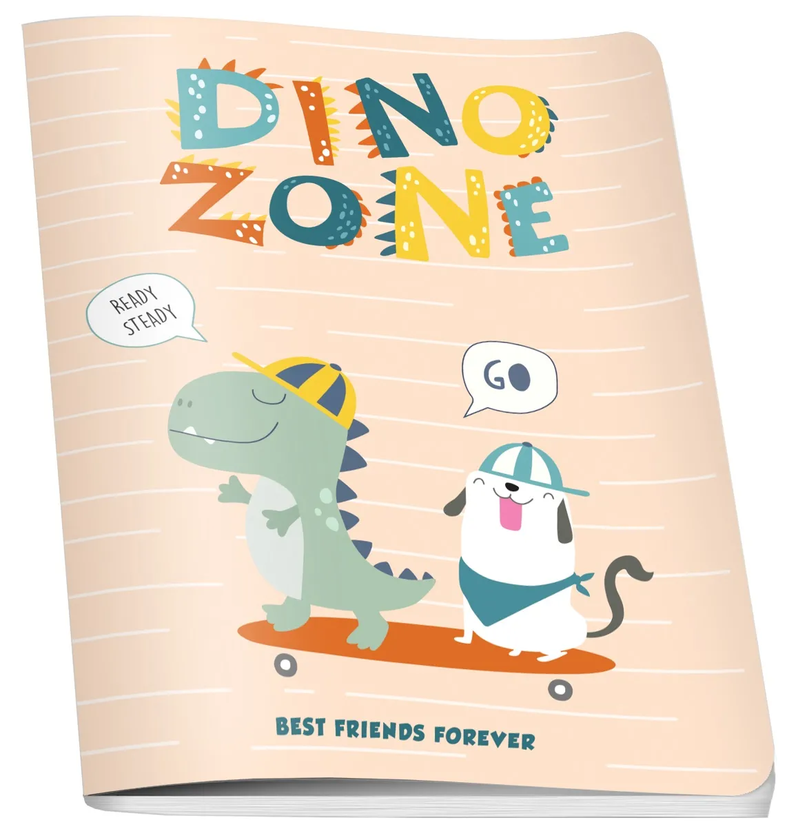 Sveska A5 DINO ZONE, 60 čistih listova 