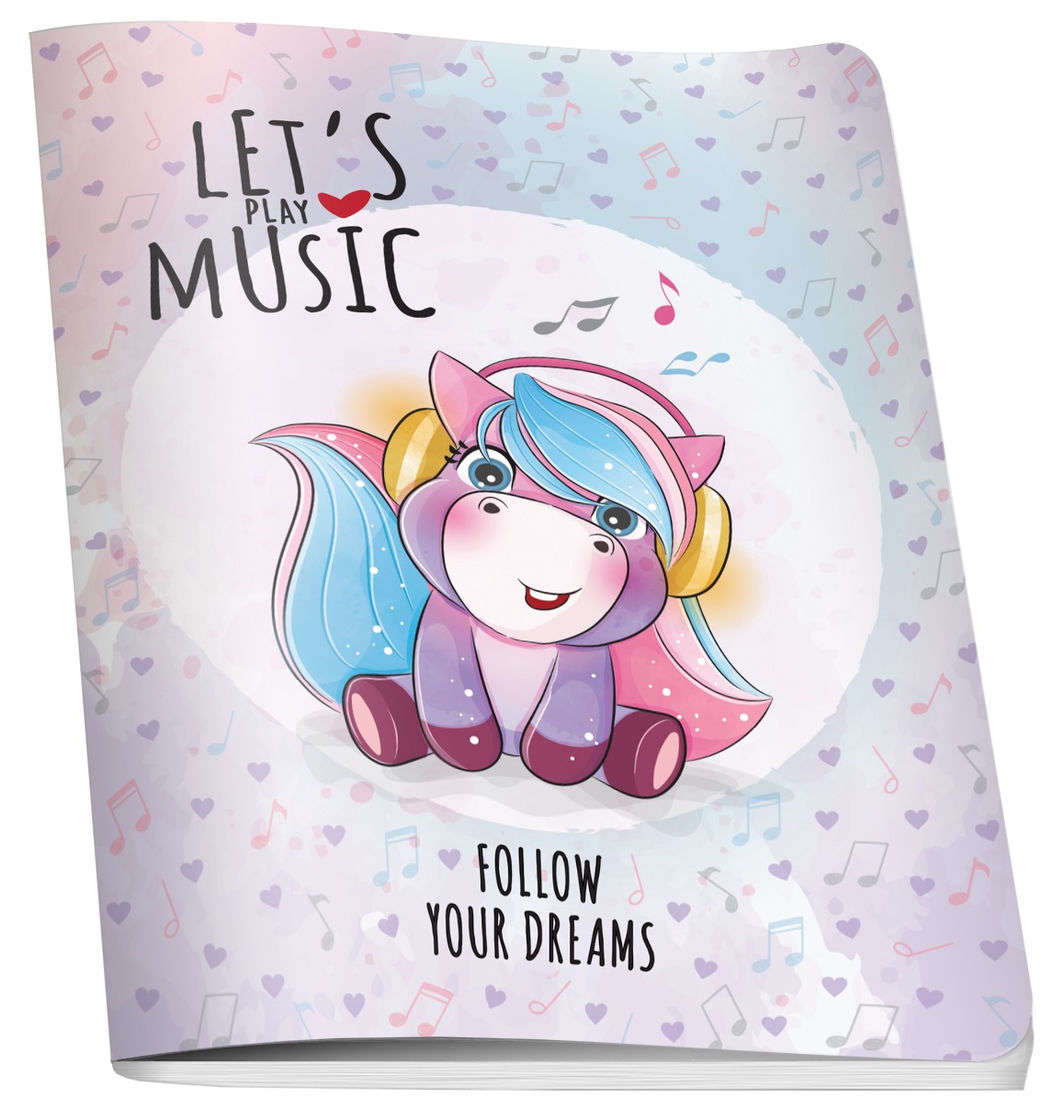 Sveska A5 UNICORN, 60 listova na linije 