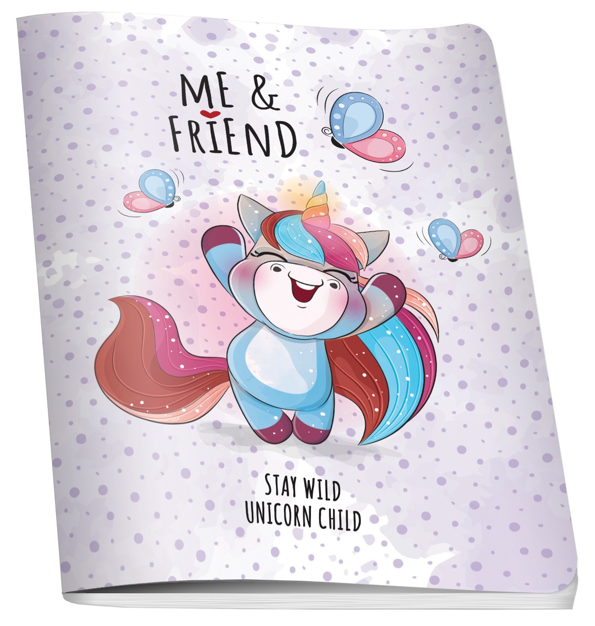 Sveska A5 UNICORN, 60 čistih listova 