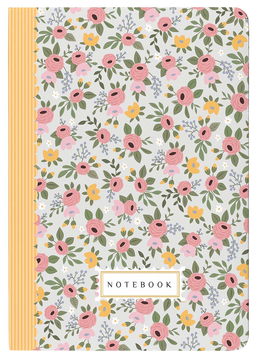 Sveska A4 FLOWERS, 60 listova na kvadratiće 