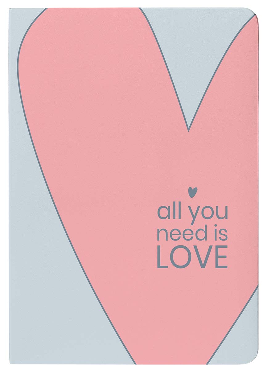 Sveska A4 HEARTS, 60 čistih listova 