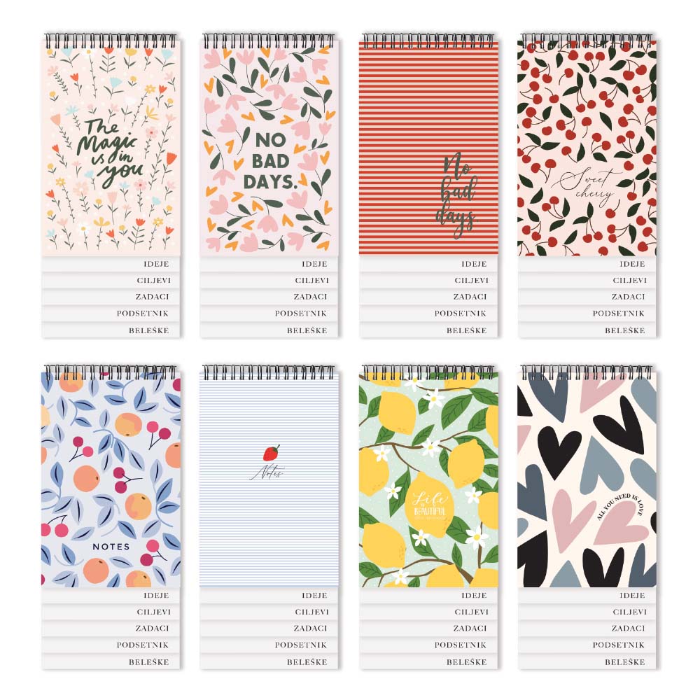 To do blok ORGANIZATOR IDEJA 8,4x18cm, 100 listova (više vrsta) 