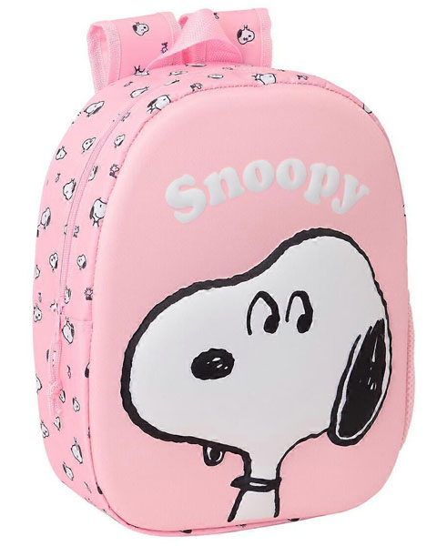 Mali ranac SNOOPY 3D - pink 