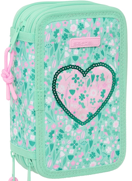 Pernica puna trodelna SRCE - ZELENA 