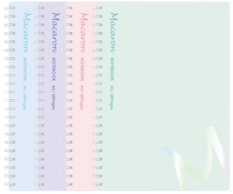 Sveska sa spiralom A5 dikto MACAROON 