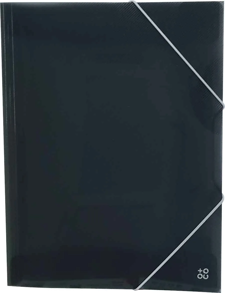 FASCIKLA  PVC sa gumicom A4 32x24,6x1cm siva 