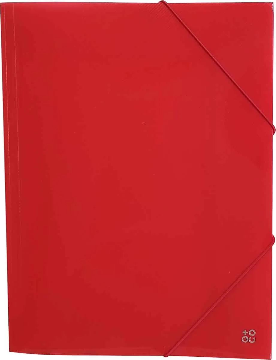 FASCIKLA PVC sa gumisom A4 32x24,6x1cm crvena 
