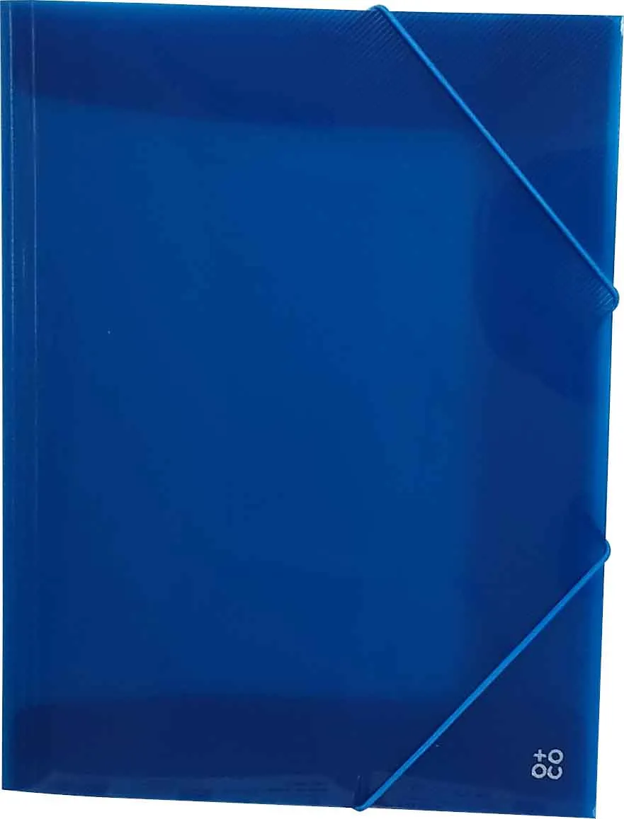FASCIKLA PVC sa gumisom A4 32x24,6x1cm plava 