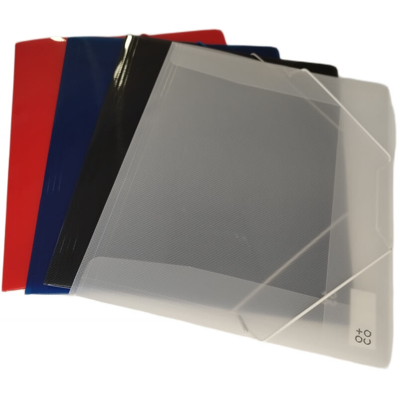 FASCIKLA PVC sa gumisom A4 32x24,6x1cm providna 