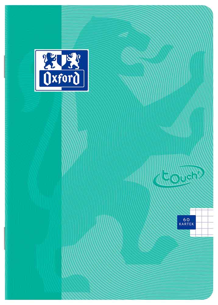 Sveska A5 OXFORD SOFT TP 60 lista kocke TIRKIZ 