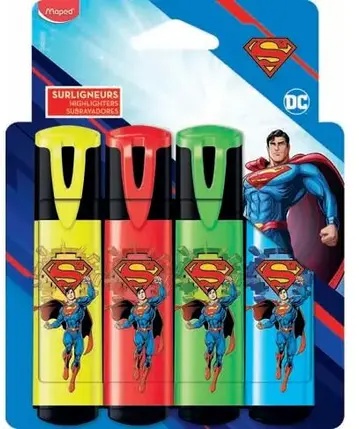 MAPED set četiri markera SUPERMAN 
