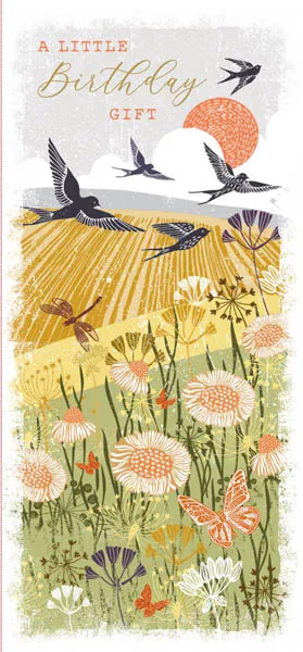 Rođendanska čestitka WOODLAND SWALLOWS 