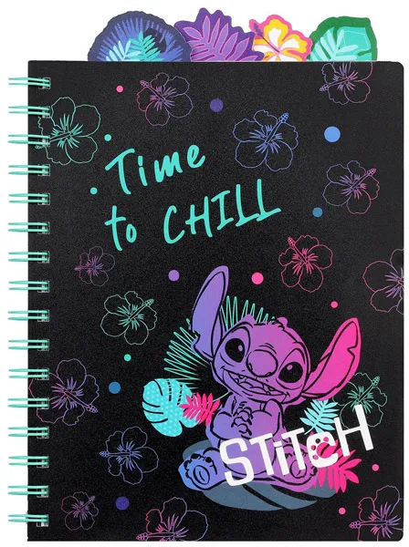 Notes A5 na kvadratiće STITCH - TIME TO CHILL 