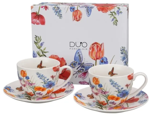 Set dve šolje sa tacnom SPRING 