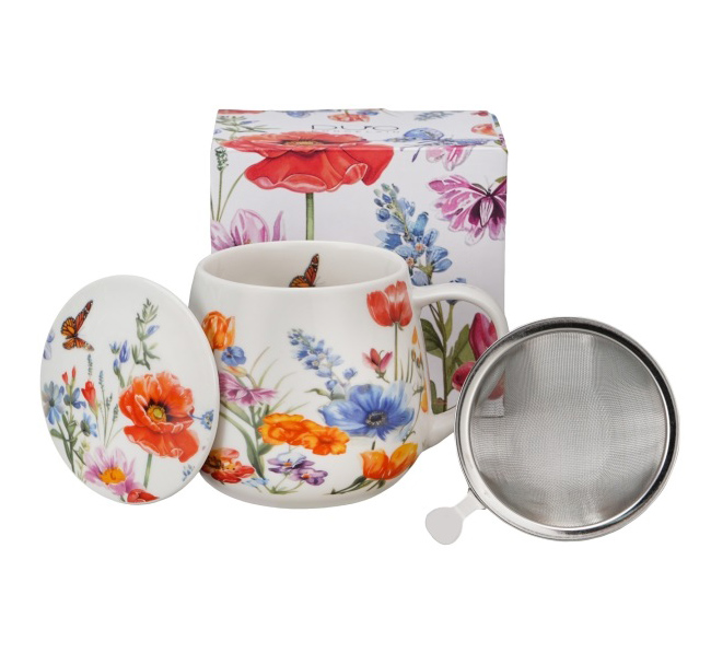 Šolja okrugla sa infuzerom 430ml SPRING 