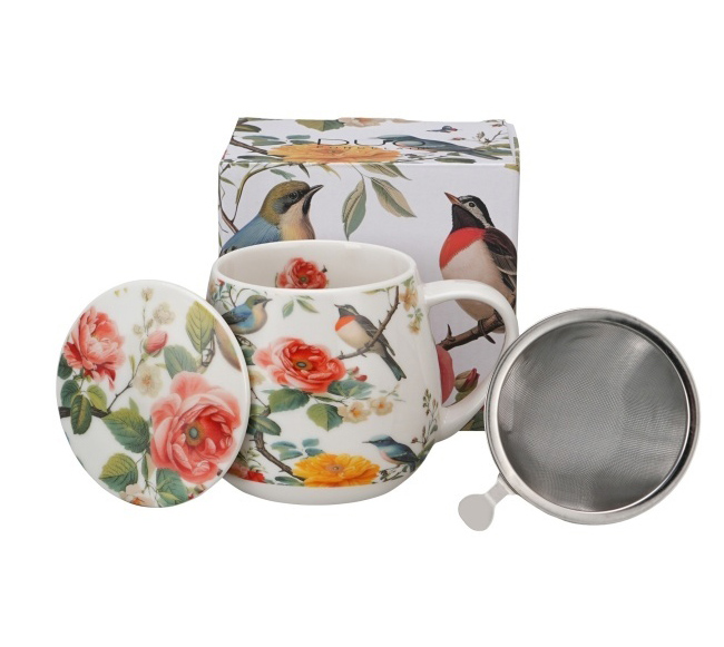 Šolja okrugla sa infuzerom 430ml APRIL 