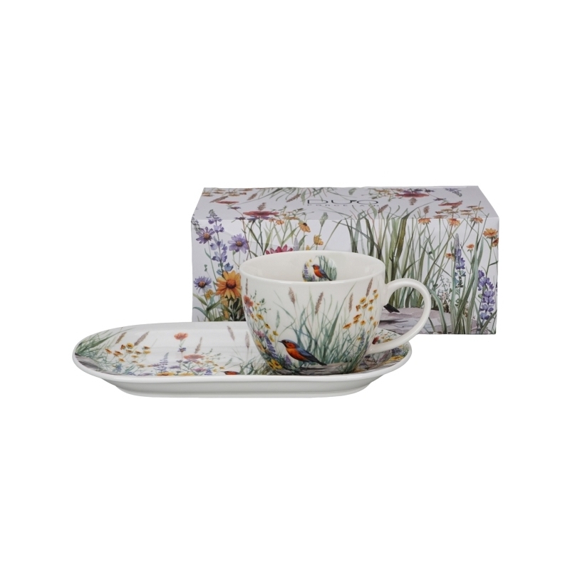 Set za doručak šolja 440 ml sa tacnom JULY 