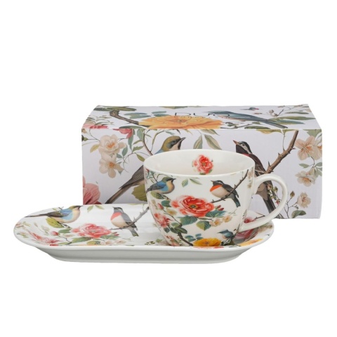 Set za doručak šolja 440 ml sa tacnom APRIL 