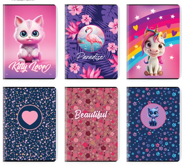 SVESKA PREMIUM A4 SK 52L GIRL'S COLLECTION SC3125 