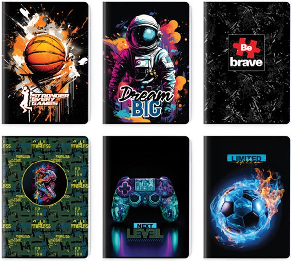 SVESKA PREMIUM A5 LATAJN 52L BOY'S COLLECTION SC3131 