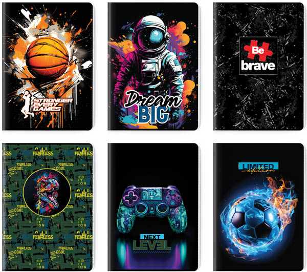 SVESKA PREMIUM A4 CISTA 52L BOY'S COLLECTION SC3135 