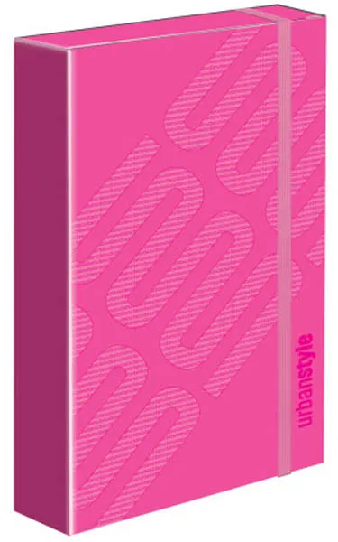 FASCIKLA PREMIJUM SA GUMOM PINK 31x24x4,5cm 