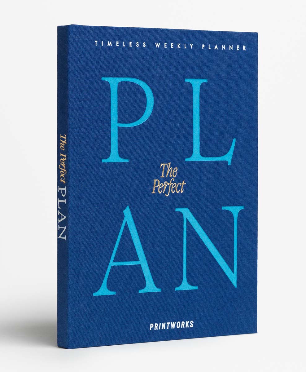 Nedeljni planer - THE PERFECT PLAN, BLUE 