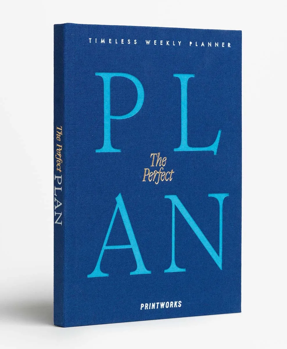 Nedeljni planer - THE PERFECT PLAN, BLUE 