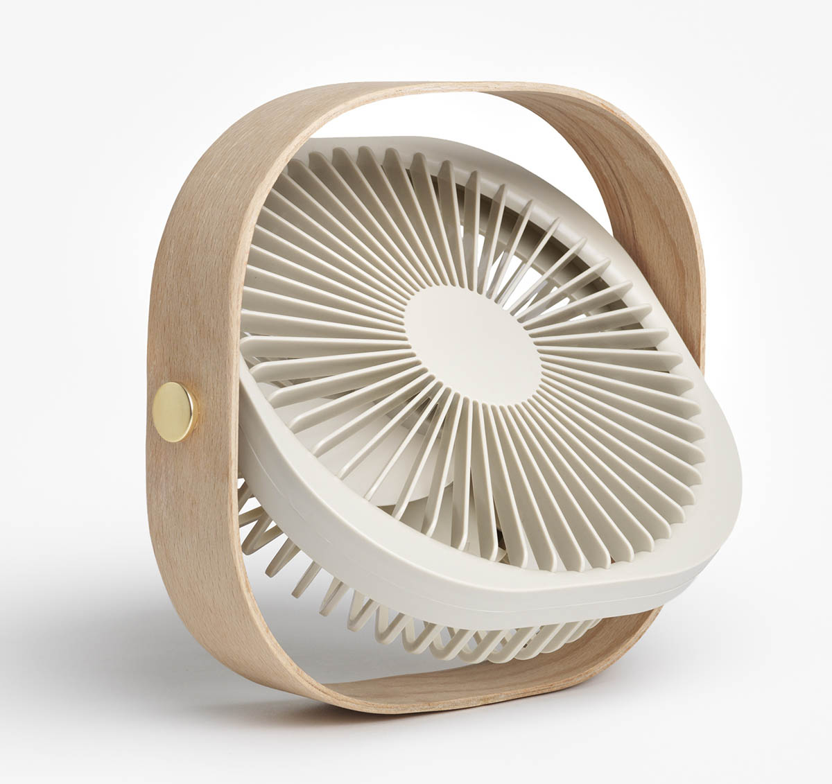 USB ventilator FANTASTIC WOOD - BEIGE 