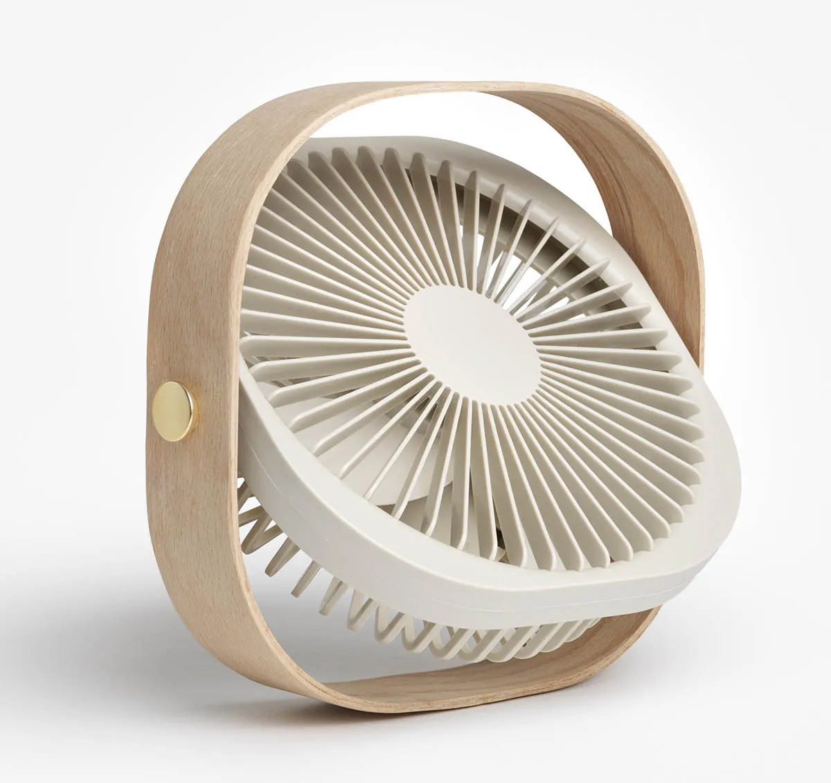 USB ventilator FANTASTIC WOOD - BEIGE