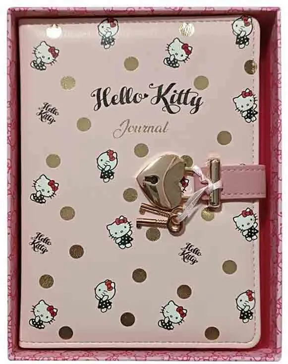 Notes HELLO KITTY sa ključićem 13 x 18 cm 