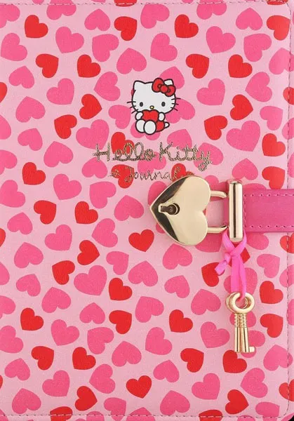 Notes sa ključićem HELLO KITTY -SRCA 