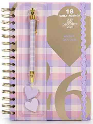 Planer 18 MONTH DAILY LILA od jula 2025. do decembra 2026. godine 