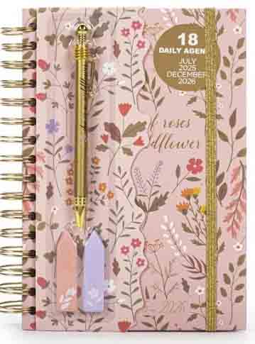 Planer 18 MONTH DAILY WILDFLOWERS od jula 2025. do decembra 2026. godine 