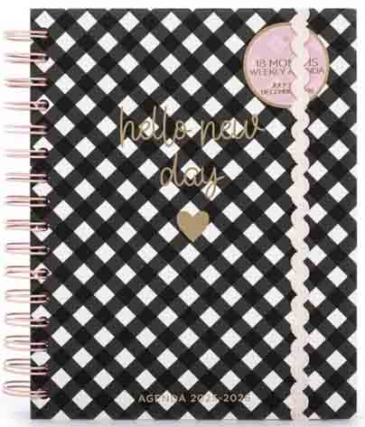 Planer 18 MONTH DAILY HELLO NEW DAY od jula 2025. do decembra 2026. godine 