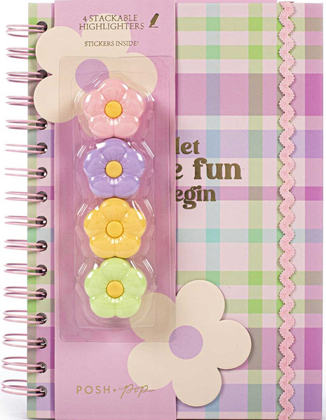 Spiralni notes A5 + 4 mini signira 