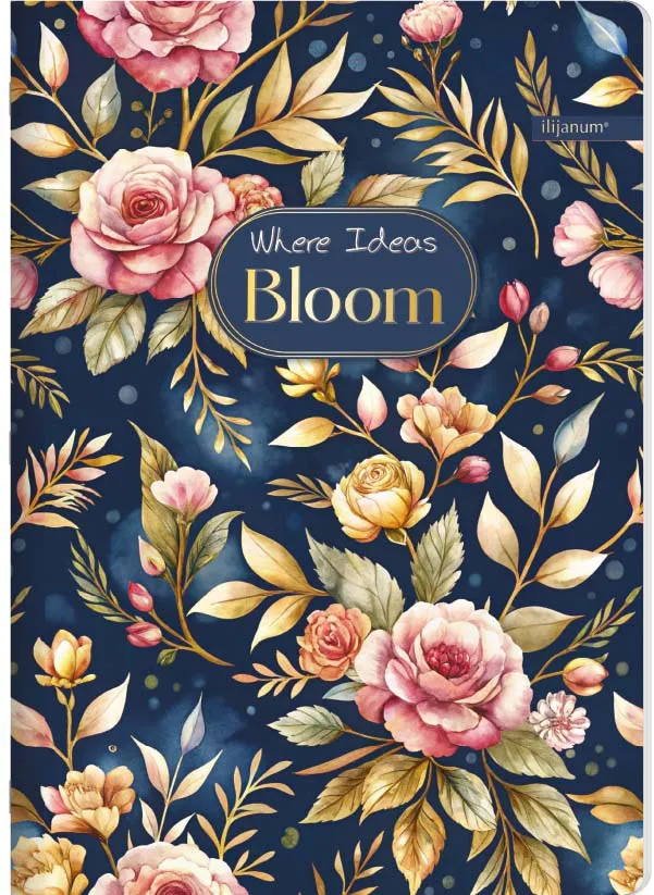 Sveska čistih listova A4 BLOOM 52 lista (Više vrsta) 