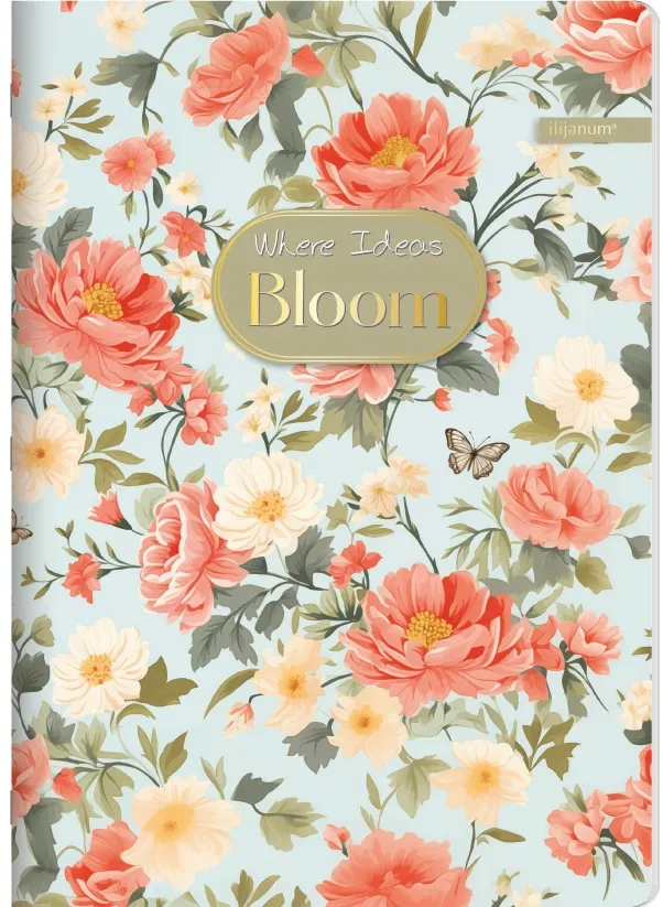 Sveska čistih listova A4 BLOOM 52 lista (Više vrsta) 